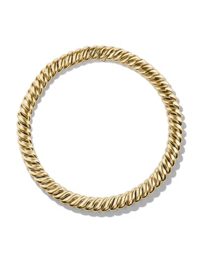 David Yurman Women's Sculpted Cable Necklace In 18k Yellow Gold, 14mm