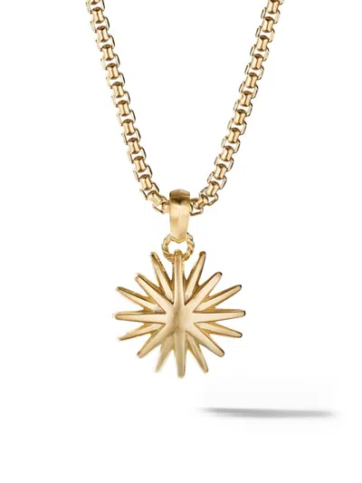 David Yurman 18kt Yellow Gold Starburst Charm Enhancer