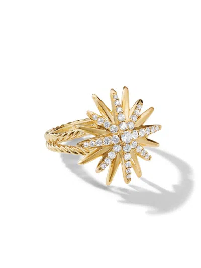 David Yurman Women's Starburst Ring In 18k Yellow Gold