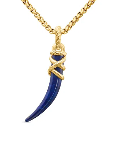 David Yurman Women's Tusk Amulet In Blue