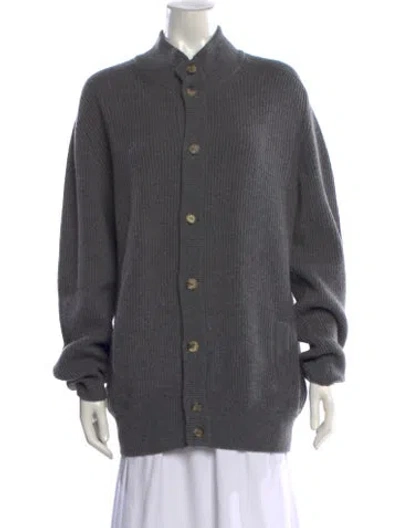 Pre-owned Davide Cenci Cashmere Sweater In Gray