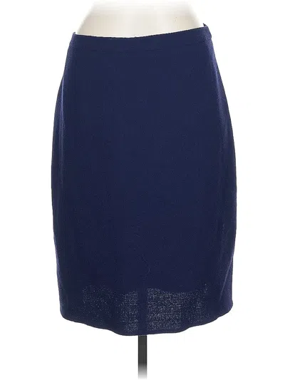 Pre-owned Davide Cenci Formal Skirt In Blue