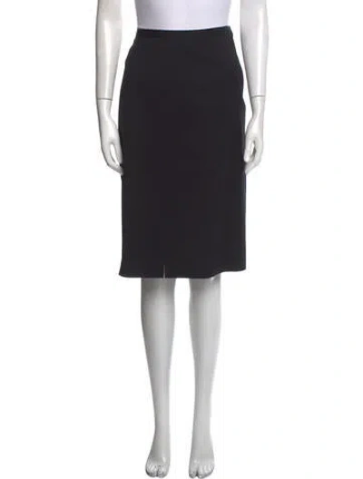 Pre-owned Davide Cenci Knee-length Skirt In Black