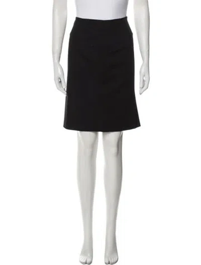 Pre-owned Davide Cenci Knee-length Skirt In Black