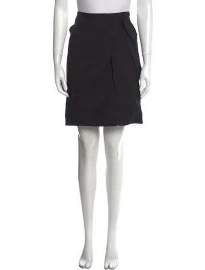 Pre-owned Davide Cenci Knee-length Skirt In Black