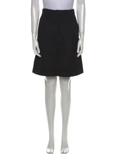 Pre-owned Davide Cenci Knee-length Skirt In Black