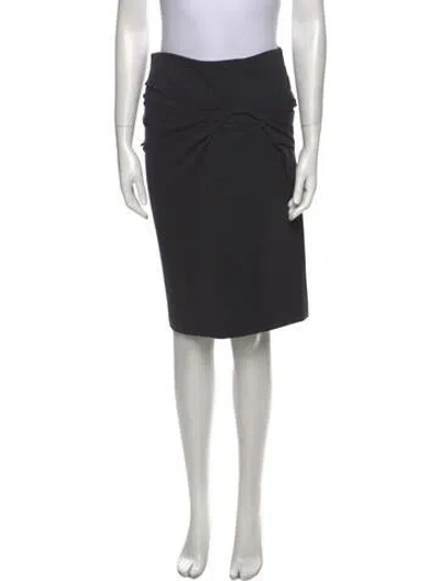 Pre-owned Davide Cenci Knee-length Skirt In Gray