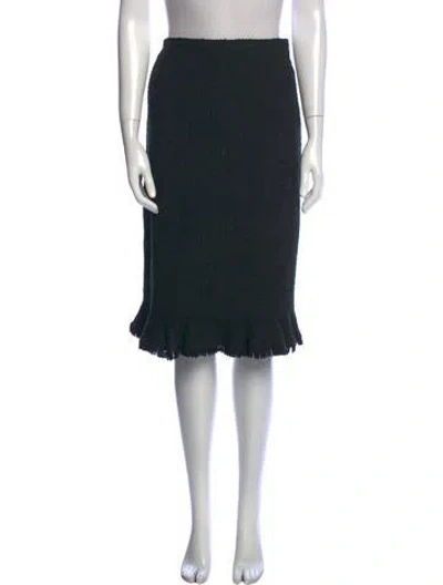 Pre-owned Davide Cenci Knee-length Skirt In Green