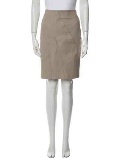Pre-owned Davide Cenci Knee-length Skirt In Neutral