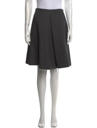 Pre-owned Davide Cenci Mini Skirt In Grey