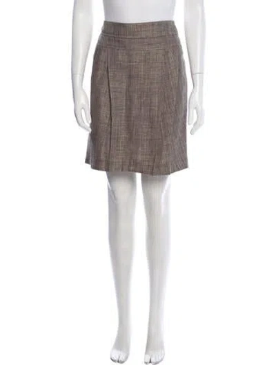 Pre-owned Davide Cenci Mini Skirt In Neutral