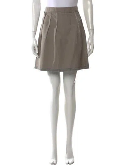 Pre-owned Davide Cenci Mini Skirt In Neutral