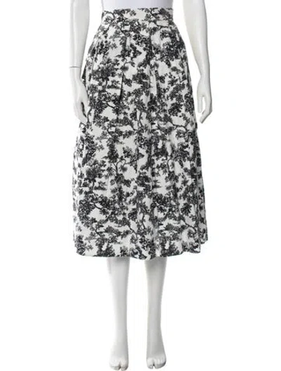 Pre-owned Davide Cenci Printed Midi Length Skirt In Multi