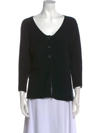 Pre-owned Davide Cenci Scoop Neck Sweater In Black