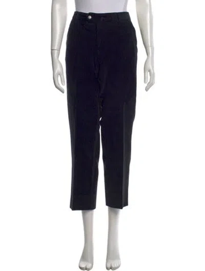 Pre-owned Davide Cenci Straight Leg Pants In Black