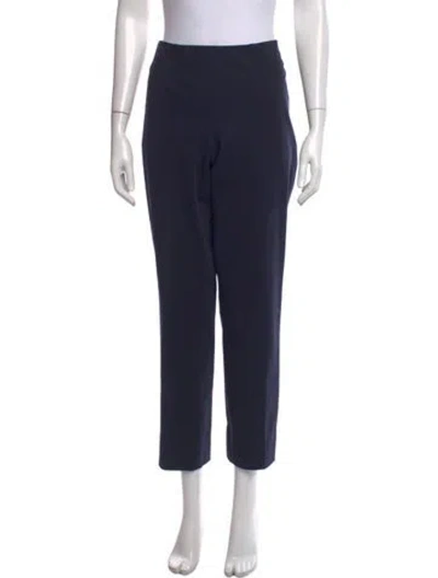 Pre-owned Davide Cenci Straight Leg Pants In Blue