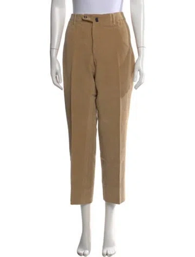 Pre-owned Davide Cenci Straight Leg Pants In Neutral