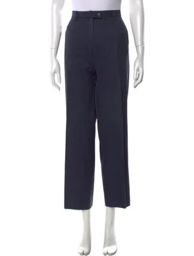 Pre-owned Davide Cenci Wide Leg Pants In Blue