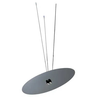 Pre-owned Davide Groppi Cartesio Large Pendant Lamp By  In Transparent