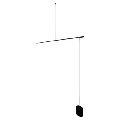 Pre-owned Davide Groppi Fosbury Pendant Lamp In Matt Black By