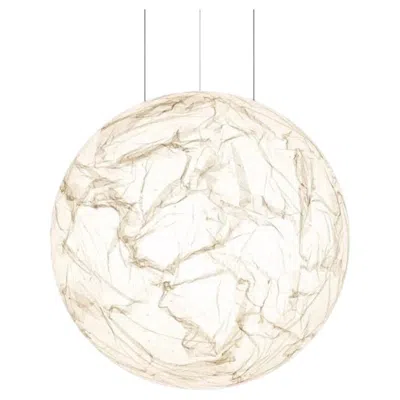 Pre-owned Davide Groppi Moon Large Pendant Lamp By  In White