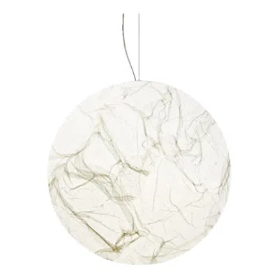 Pre-owned Davide Groppi Moon Medium Pendant Lamp By  In White