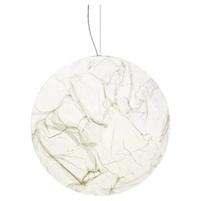 Pre-owned Davide Groppi Moon Small Pendant Lamp By  In White