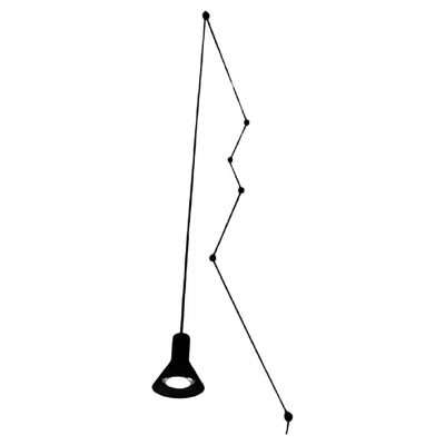 Pre-owned Davide Groppi Neuro Pendant Lamp In Matt Black By Beppe Merlano