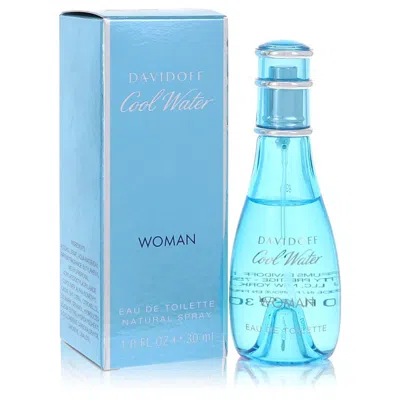 Davidoff 3pcs Perfume Gift Sets - Cool Water By  Eau De Toilette Spray 1 oz For Women In Blue