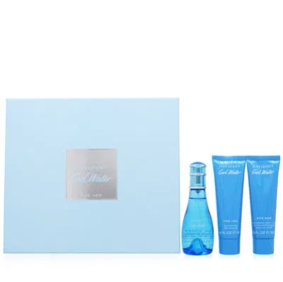 Davidoff Cool Water Fragrance Set In Blue