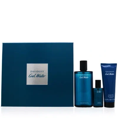 Davidoff Coolwater Fragrance Set In Blue