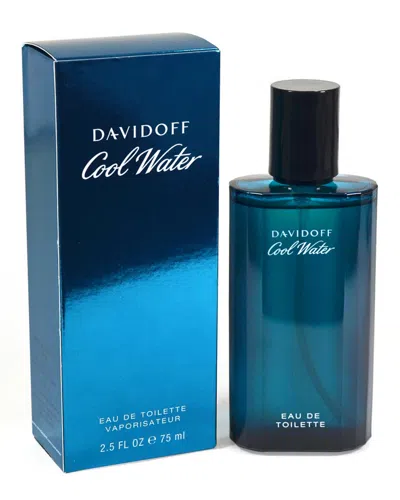 Davidoff Coolwater Men's 2.5oz Eau De Toilette Spray In White