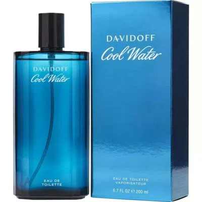 Davidoff Coolwater Men By  Edt Spray 6.7 oz (200 Ml) (m) In Green / Mint