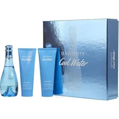 Davidoff Ladies Cool Water Gift Set Fragrances 3616302932290 In White