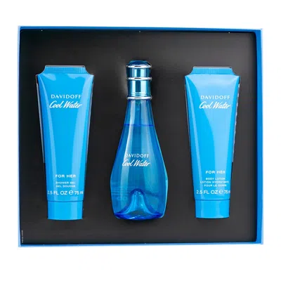 Davidoff Ladies Cool Water Gift Set Fragrances 3616303806033 In Multi