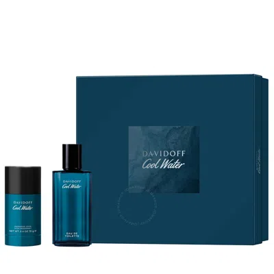 Davidoff Men's Cool Water Gift Set Fragrances 3616304197420 In Blue