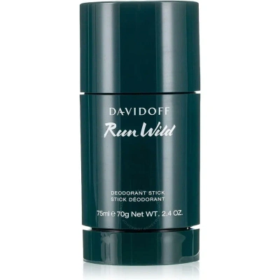 Davidoff Men's Run Wild Deodorant Stick 2.5 oz Fragrances 3614227319493 In White