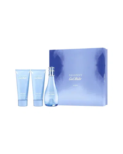 Davidoff Women's 3.4oz Cool Water 3pc Set