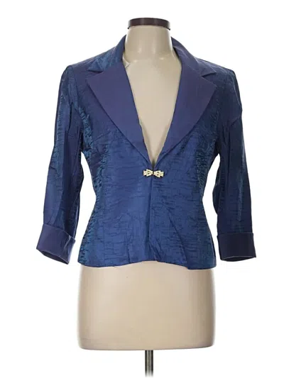 Pre-owned David's Bridal Blazer Jacket In Blue