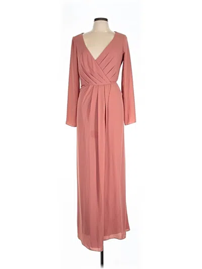 Pre-owned David's Bridal Casual Dress In Brown