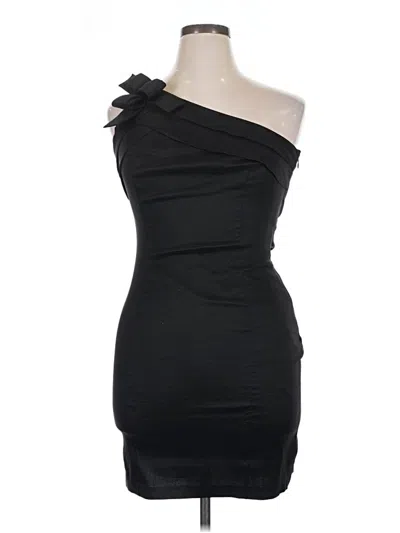 Pre-owned David's Bridal Cocktail Dress In Black