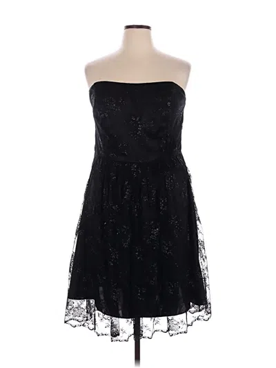 Pre-owned David's Bridal Cocktail Dress In Black