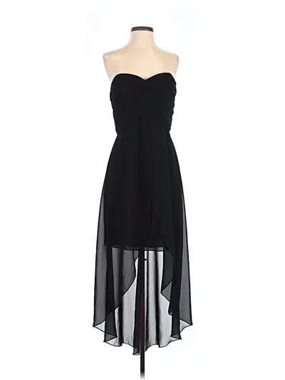 Pre-owned David's Bridal Cocktail Dress In Black