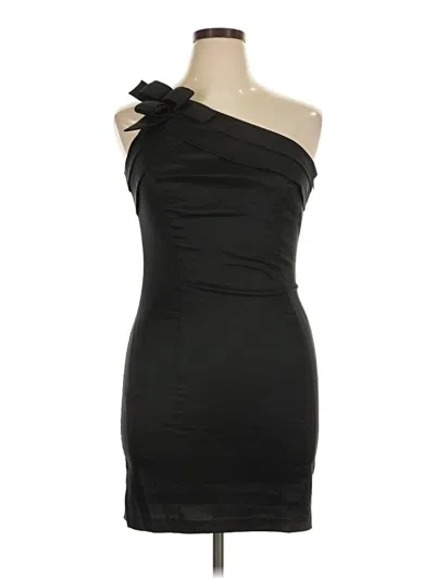 Pre-owned David's Bridal Cocktail Dress In Black