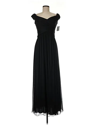 Pre-owned David's Bridal Cocktail Dress In Black