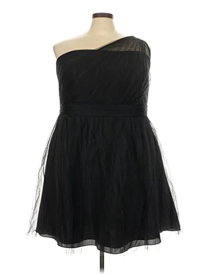Pre-owned David's Bridal Cocktail Dress In Black