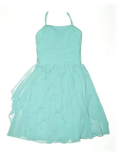 Pre-owned David's Bridal Cocktail Dress In Blue