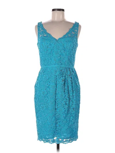 Pre-owned David's Bridal Cocktail Dress In Blue