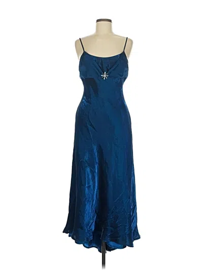 Pre-owned David's Bridal Cocktail Dress In Blue