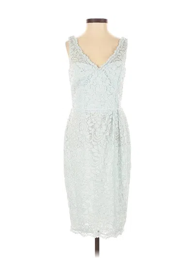 Pre-owned David's Bridal Cocktail Dress In Blue